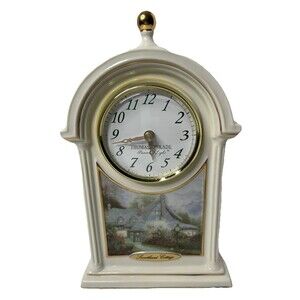 Thomas Kinkade Collection Sweetheart Cottage Mantel Clock (2004)